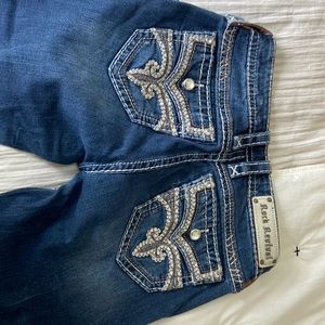 Rock Revival 28 Midrise Straight Jeans long